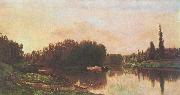 Typical painting of Seine and Oise Charles-Francois Daubigny